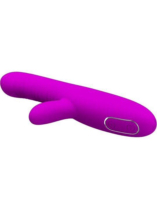 Pretty Love Angelique - Multifunction Vibrator + Clit Stimulator Purple