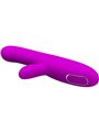 Pretty Love Angelique - Vibratore Multifunzione + Stimolatore Clitoride Viola
