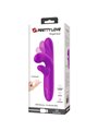 Pretty Love Angelique - Vibratore Multifunzione + Stimolatore Clitoride Viola