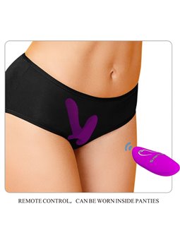 Pretty Love - 12-Mode Massager & Vibrator with Remote Purple
