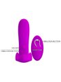 Pretty Love Massaggiatore e Vibratore 12 Vibrazioni Telecomando Viola