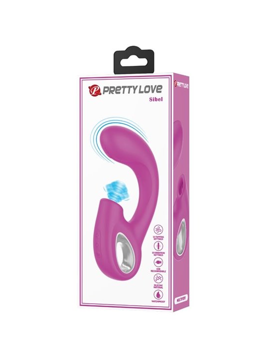 Pretty Love Sibel - G-Spot & Clitoral Vibrator Purple