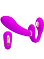 Pretty Love Thunderbird - Double Strap-On Vibrator with Remote