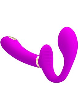 Pretty Love Thunderbird - Double Strap-On Vibrator with Remote