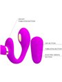 Pretty Love Thunderbird - Double Strap-On Vibrator with Remote