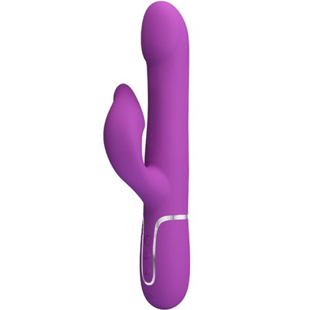 Pretty Love Vibratore e Stimolatore Multifunzione 4 in 1 Viola