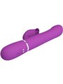 Pretty Love Vibratore e Stimolatore Multifunzione 4 in 1 Viola