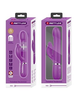 Pretty Love Vibratore e Stimolatore Multifunzione 4 in 1 Viola