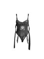 Subblime 955496 - Body in Pizzo con Fiocchi e Reggicalze Nero S/M
