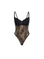 Subblime 955618 - Black Floral Lace Bodysuit S/M
