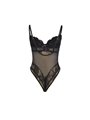 Subblime 955618 - Black Floral Lace Bodysuit S/M