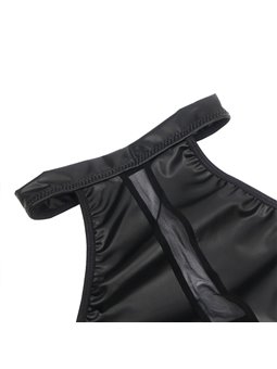Subblime 955489 - Abito con Scollo Alto e Trasparenze Nero L/XL