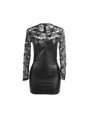 Subblime 955595 - Long-Sleeve Black Lace Dress S/M