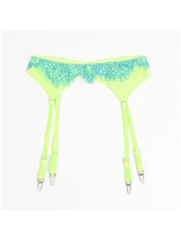 Subblime 955328 - Lace Set with Green & Blue Details L/XL
