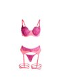 Subblime 955359 - Lace Set with Pink & Purple Details S/M