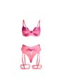 Subblime 955366 - Lace Set with Pink & Purple Details L/XL