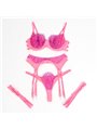 Subblime 955366 - Lace Set with Pink & Purple Details L/XL