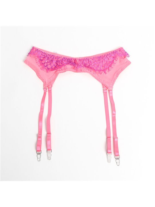 Subblime 955366 - Lace Set with Pink & Purple Details L/XL