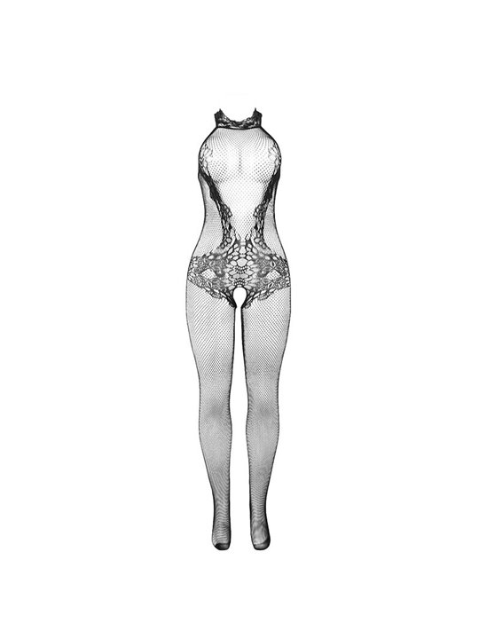 Subblime 951801 - Fishnet Bodystocking with Open Crotch Black