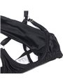 Subblime 955205 - Black Adjustable Bow Thong & Bra L/XL