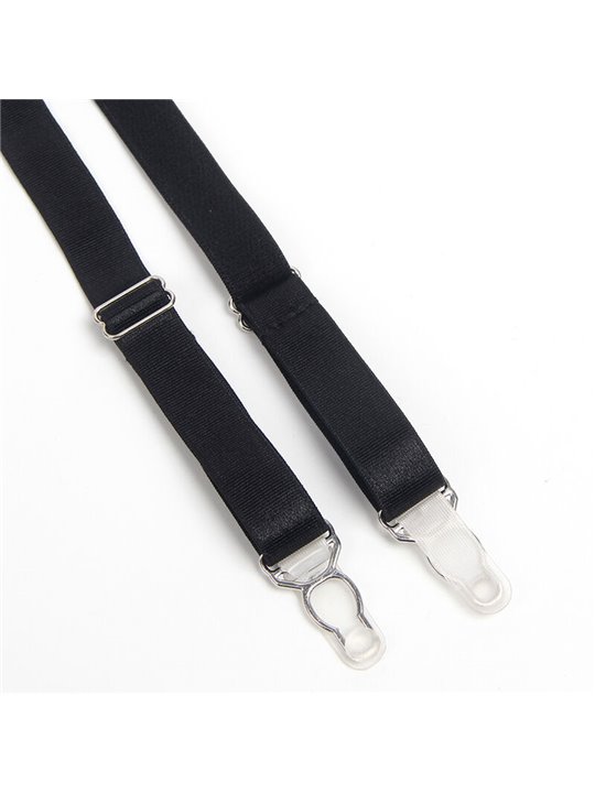 Subblime 955236 - Completo Bondage Nero con Reggicalze Abbinato S/M