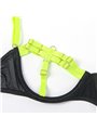 Subblime 955281 - Lingerie Set with Necklace & Neon Green Details L/XL