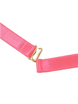 Subblime 955304 - Lingerie Set with Necklace & Neon Pink Details L/XL