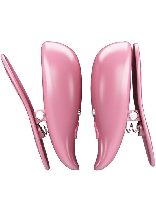 Pretty Love Cailey - Morsetti per Capezzoli Rosa 10 Vel. con Telecomando