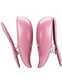Pretty Love Cailey - Pink Nipple Clamps 10 Speeds with Remote
