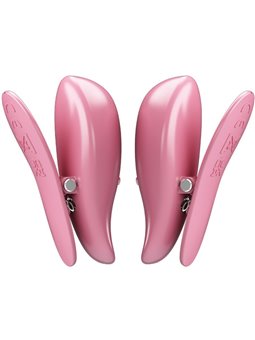 Pretty Love Cailey - Morsetti per Capezzoli Rosa 10 Vel. con Telecomando