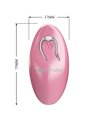 Pretty Love Cailey - Morsetti per Capezzoli Rosa 10 Vel. con Telecomando