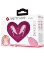 Pretty Love Cailey - Morsetti per Capezzoli Rosa 10 Vel. con Telecomando