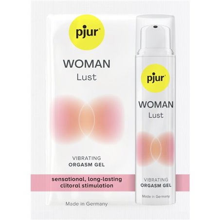 Pjur Woman Lust - 1.5 ML Vibrating Gel Single Dose for Orgasm