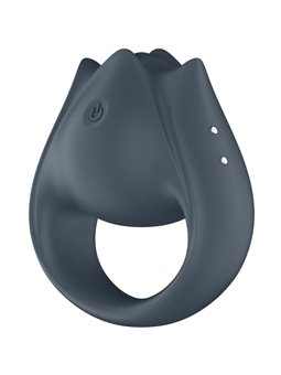 Satisfyer Perfect Pair 2 - Anello Fallico e Vibratore da Dito Grigio