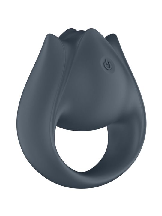 Satisfyer Perfect Pair 2 - Gray Phallic Ring and Finger Vibrator