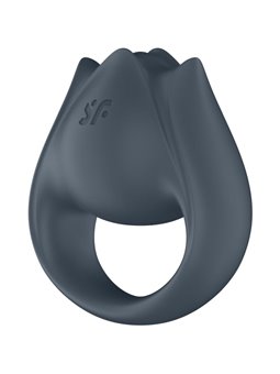 Satisfyer Perfect Pair 2 - Gray Phallic Ring and Finger Vibrator