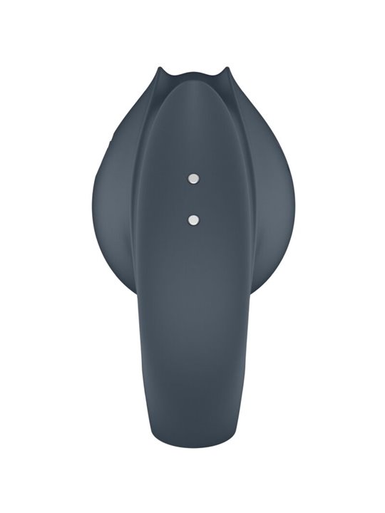 Satisfyer Perfect Pair 2 - Gray Phallic Ring and Finger Vibrator