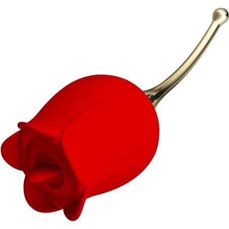Pretty Love Rose Lover - Red Clitoral Stimulator 12 Vibrations