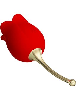 Pretty Love Rose Lover - Red Clitoral Stimulator 12 Vibrations