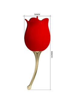 Pretty Love Rose Lover - Red Clitoral Stimulator 12 Vibrations