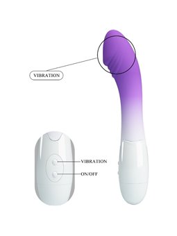 Pretty Love Elemental - Vibratore in Silicone 30 Velocità Bianco/Viola