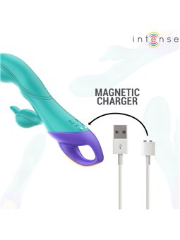 Intense Fred - Vibratore Rabbit in Silicone Multicolore