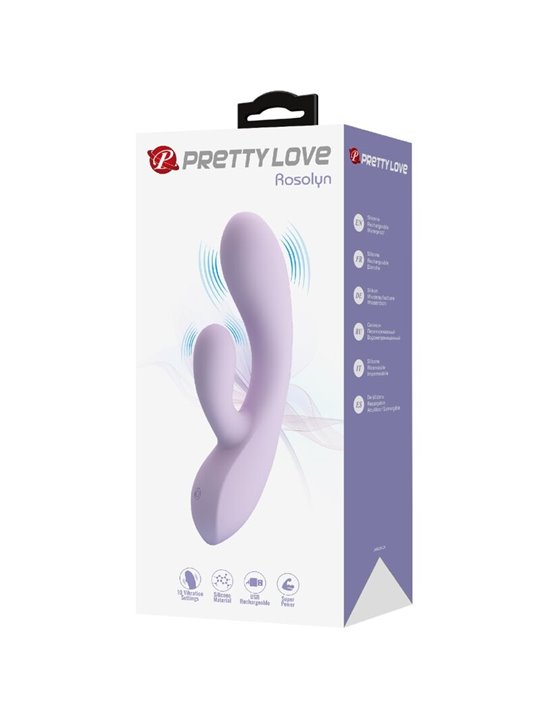 Pretty Love Rosolyn - Purple Rabbit Vibrator 10 Vibrations