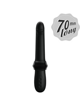 Pretty Love Pazuzu - Vibratore in Silicone 3 Modalità Up & Down Nero