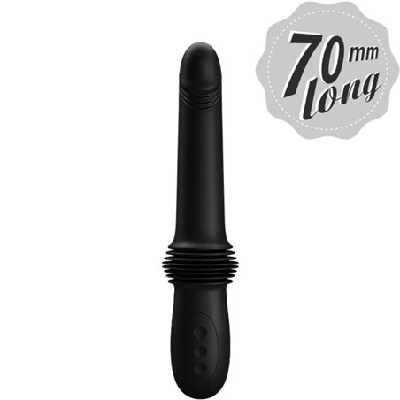 Pretty Love Pazuzu - Vibratore in Silicone 3 Modalità Up & Down Nero