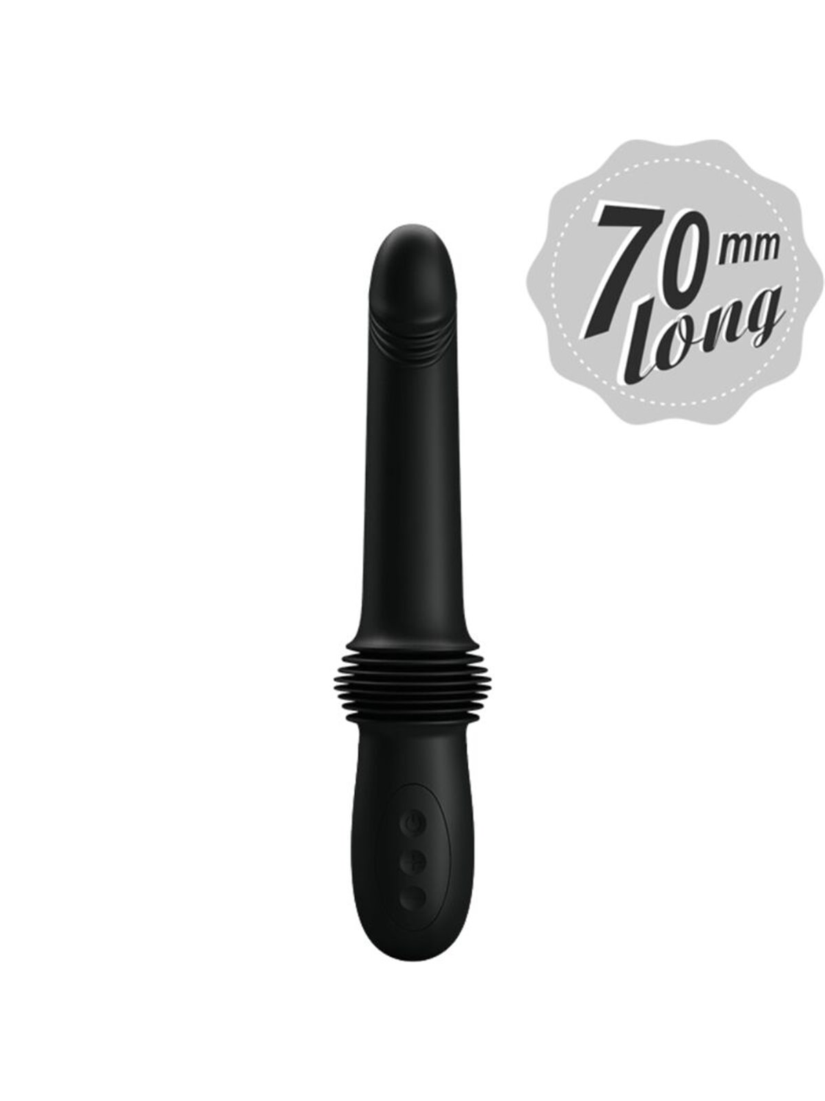Pretty Love Pazuzu - Vibratore in Silicone 3 Modalità Up & Down Nero