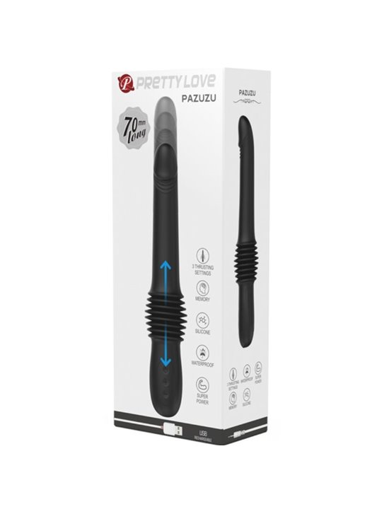 Pretty Love Pazuzu - Black Silicone Up & Down 3 Mode Vibrator