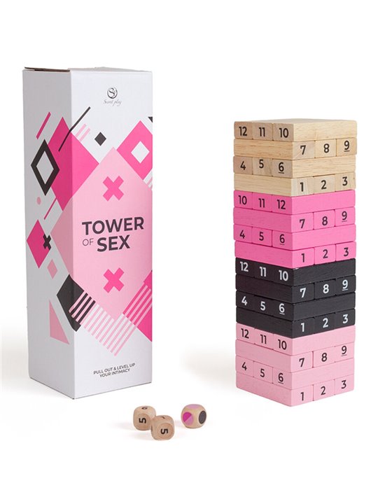 Secretplay Tower of Sex - Wooden Erotic Game