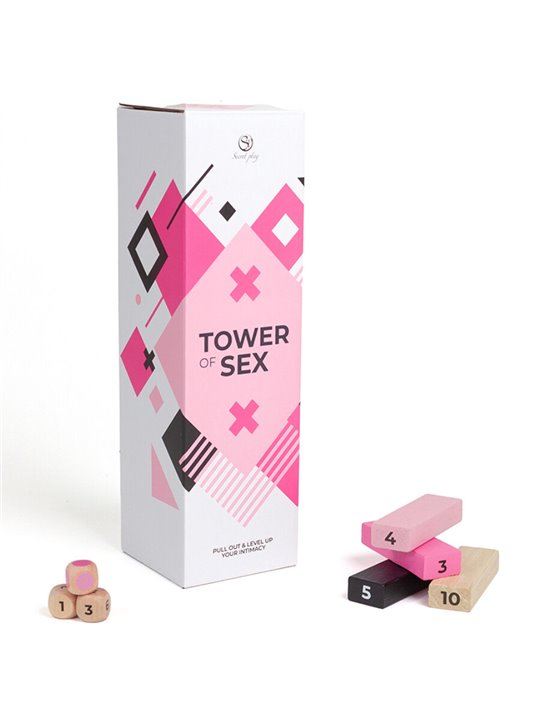 Secretplay Tower of Sex - Wooden Erotic Game