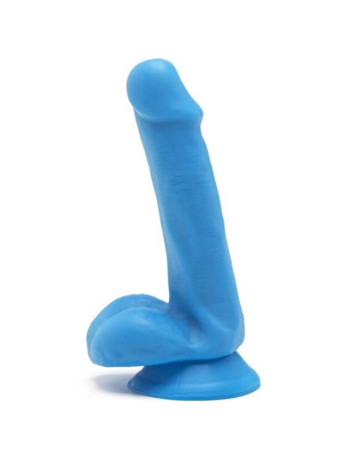 Get Real - Happy Dicks Dildo 12 CM Balls Blue